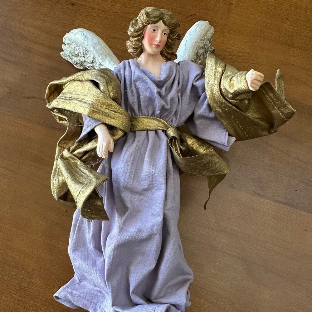 Vintage Paper Meche Christmas Angel